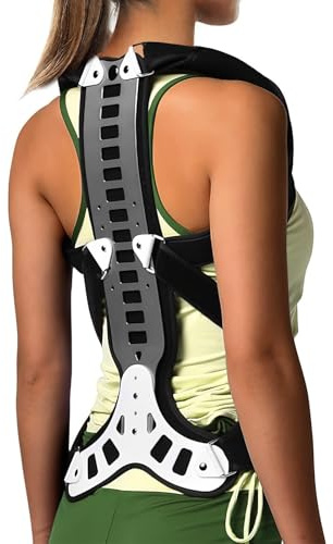 ZHUNPOCT Posture Corrector Back Support for Hunched Back, Kyphosis and Vertebral Compression Fracture Men and Women (Medium)