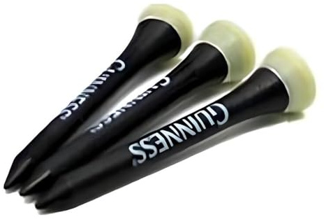 Guinness Golf-Tees aus Holz, 20 Stück