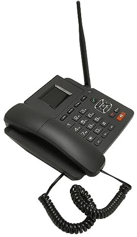 Telefono Fisso 4G VOIP Dual Mode, WiFi Telefono da Tavolo SIP con Schermo a Colori da 2,4 Pollici per la Casa