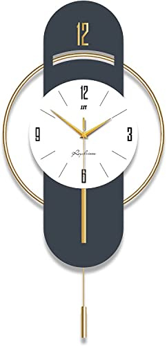 Metall-Wanddekoration, moderne Kunst, Wandbehang, hochwertig, geräuschlos und nicht tickend, große Wand, moderne, kreative, leichte Personalisierung, Metallwände für Wohnzimmer, Schlafzimmer, Bü