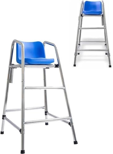 AviiSo Échelle 120 cm 150 cm 180 cm de Hauteur Chaises de Sauveteur de terrasse de Piscine pour Enfants/Adultes, Acier Inoxydable Robuste surélevé, Charge 660 LB(Size:2 Steps - H 120cm/47.2inch)