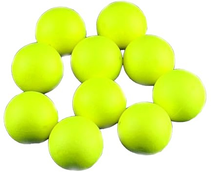 SEIWEI Gelb 4#, 100pcs 10 Größen Angeln Schwimmer Bobber Ball Perlen Schaumstoff Strike Indikatoren, helle Farbe Snap auf Schwimmer Bobbers für Karpfen Seefischen