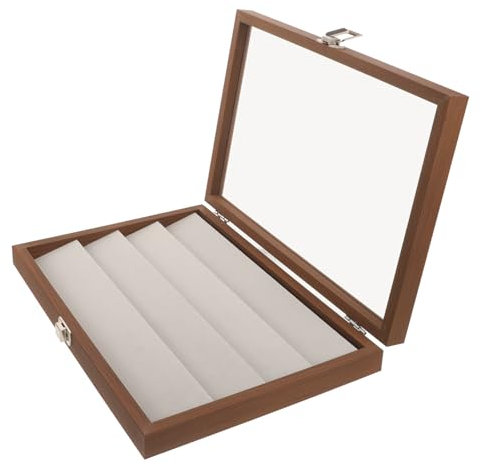 LALADEFIEE Ohrring-schmuckdisplay Für Verkäufer Stilvolle Aufbewahrungsbox Aus Holz Für Schmuck Ausgezeichnete Struktur