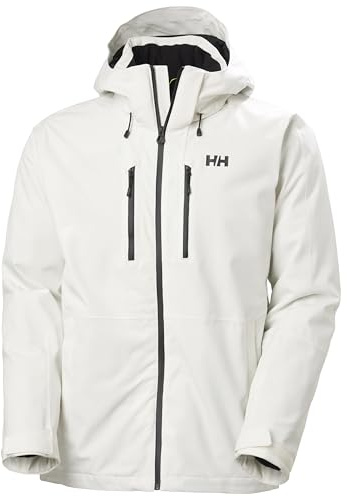 Helly Hansen Juniper 3.0 Ski Jacket - Waterproof Winter Jacket - Seam-Sealed Winter Coat - Thermal Insulation Mens Coat - 047 Snow - X-Large