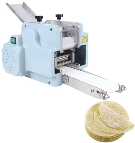 GESAIDES Macchina Elettrica per la Pasta per Ravioli, Macchina per L'Impasto dei Wonton, 120 W per Negozi di Pasta da Cucina, Negozi per la Colazione, Negozi di Snack da Strada