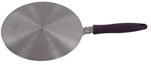 KIMISS Placa de Adaptador de Inducción: Difusor de Calor de Acero Inoxidable con Púrpura para Macetas de Hierro y Cerámica | Accesorios de Cocina para Cocinas de Inducción y Gas (20#)