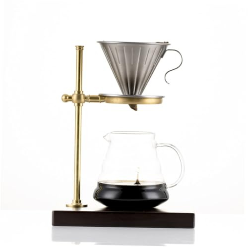 TOYZFRIENDY Cono de Goteo de Café de Acero Inoxidable con Soporte