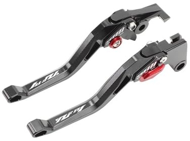 ZAFFYY Manetas De Freno Y Embrague Ajustables De Aluminio CNC Para YA&MAHA YZF-R1, Accesorios De Motocicleta 2002-2003, Con Ajuste Personalizado, 8 Colores(A)