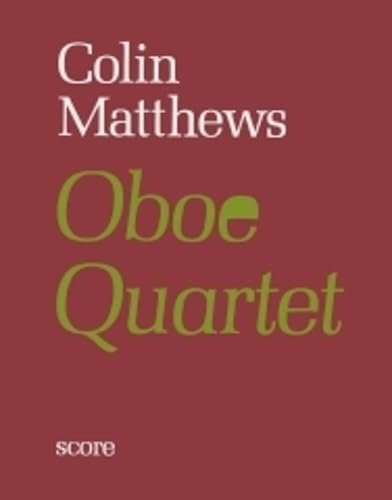 Oboe Quartet No. 1: Score