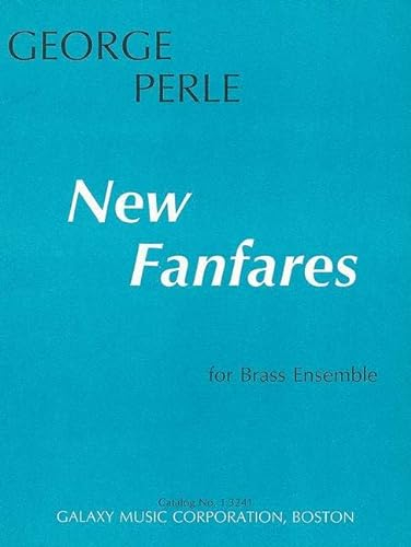 New Fanfares: for brass ensemble. 4 Hörner in F, 3 Trompeten in C, 3 Posaunen. Partitur und Stimmen.