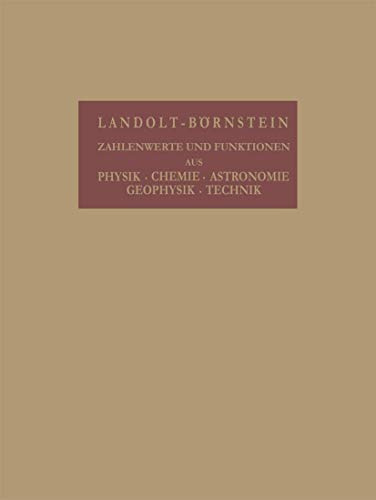 Astronomie und Geophysik (Landolt-Börnstein: Zahlenwerte und Funktionen aus Physik, Chemie, Astronomie, Geophysik und Technik, 3, Band 3)