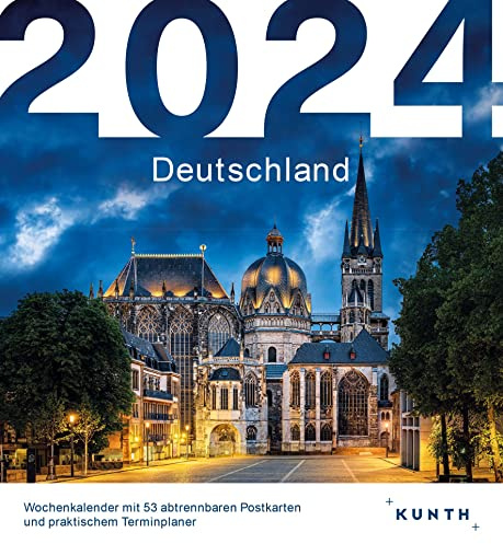 Deutschland - KUNTH Postkartenkalender 2024: Hochwertiger Tischkalender mit 53 traumhaften Postkarten (auch zum Aufhängen) (KUNTH Postkartenkalender 52 Wochen)
