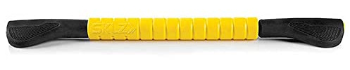 SKLZ Massage Bar Handheld Muscle Roller Massage Stick for Physical Therapy, Original Size , Yellow/Black , 20