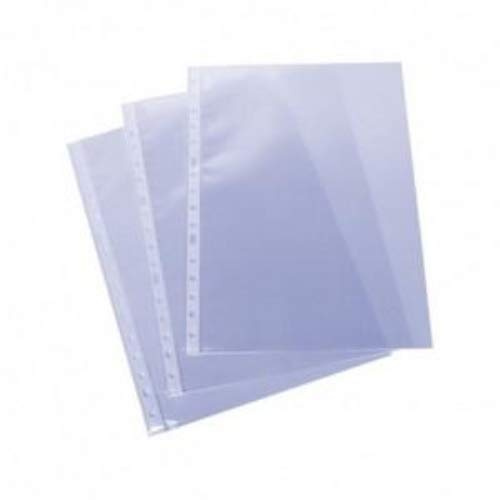 Esselte 623896 – Fundas A4 65 Micras Folio Caja 100 | Material copy safe sin ácido, apertura práctica y protección frente a polvo, humedad y manipulación