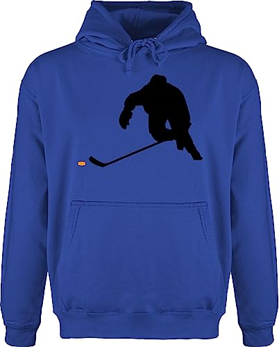 Shirtracer Hoodie Herren Pullover Männer - Eishockey Sprint - XL - Royalblau - Hockey Ice Pulli Icehockey Geschenk Hoody Eishockey-Fanartikel Kapuze Spieler Baby