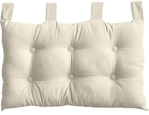 Enjoy Home 2007ECTL070045 - Cabezero de cama (tejido, 70 x 9 x 45 cm), tela, crudo