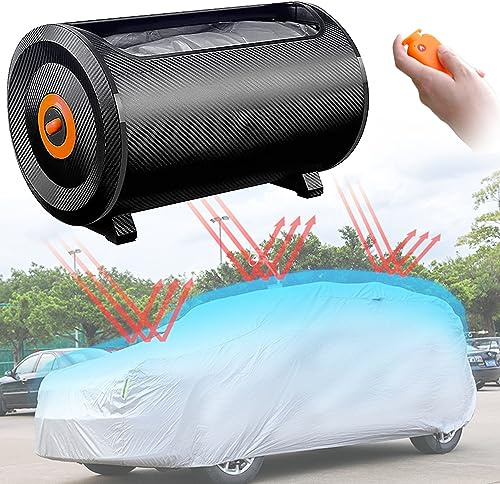 ANXYYDS Vollautomatische Autoabdeckung mit Fernbedienung, sonnensicheres Sonnenschutzdach, vollautomatischer beweglicher Carport, Autoschutz, der das Fahrzeug kühl hält,SUV