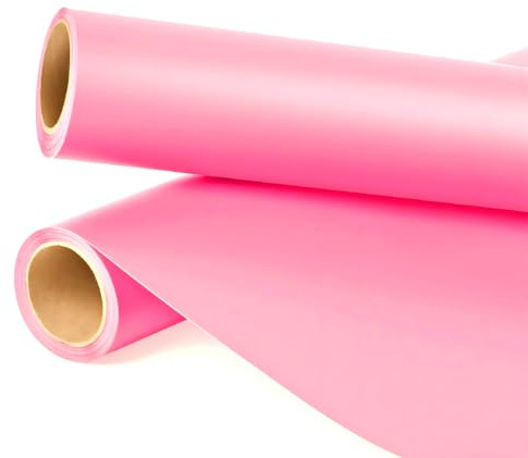 Prime Vinyl Vinylfolie Plotter Licht Rosa - 30,5cm x 335,5cm Matt Licht Rosa Permanentes Plotterfolie Vinyl Rollen für Tasse, Fenster, Wohnkultur
