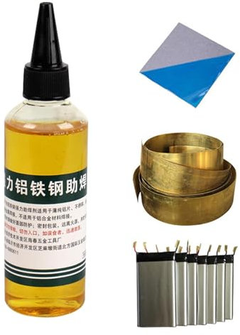 Duqulle Fundente para soldar,Pasta fundente para electrónica | Fundente para Soldadura Fuerte de Aluminio Multiusos, Multifuncional, Soluble, Seguro y fácil de derretir, 0,35 oz, para soldar, Reparar