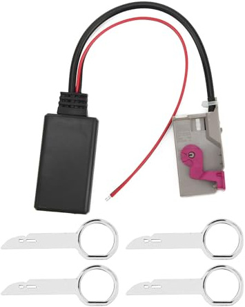 Ejoyous Bluetooth AUX Kabel, Auto Bluetooth Modul AUX IN Kabel Wireless Audio Adapter Ersatz für A3 A8 TT RNS-E 32Pin