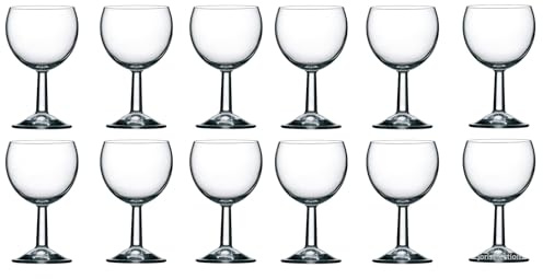 JORISELECTION VERRES A PIED X 12 VERRE BALLON 19,5 CL VERRE A EAU