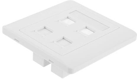 Uonlytech Ethernet-wandplatte Ethernet-steckdose Zur Wandmontage Kabelmanagement Fürs Büro Netzwerkanschluss Für