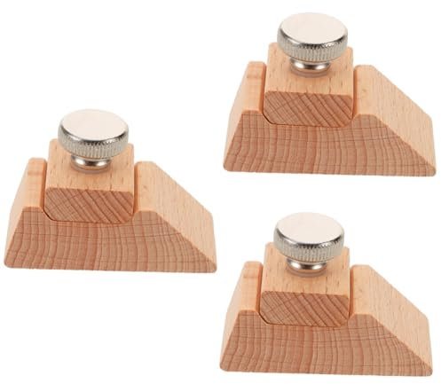 Uonlytech 3pcs Angled Sanding Blocks Woodworking Equipment Sanding Block for DIY Pad Hand Sander and Leather Polishing Tool