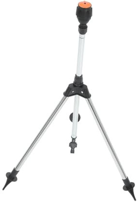 POPETPOP Arroseur De Pelouse à Trépied Métal Équipement Arrosage Rotatif à Degrés Hauteur Réglable pour Jardin Et Cour