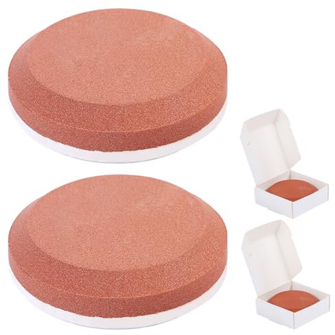 2 PCS Axe/Hatchet Sharpening Stone 180/320 Grit, Professional WhetstoneSharpener Dual Grit Multi-Purpose Hatchet Sharpener with Portable Box, for Garden Tools, Chisels