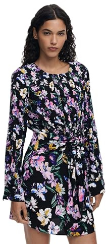 Desigual Vest_Flor_ACRILICA Casual Dress, Material Finishes, L Women's
