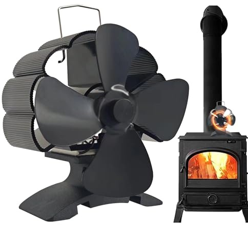 Ventilateur De Poêle À Moteur De Chaleur | Ventilateur À Chauffage, Ventilateurs De Cheminée Silencieux Non Électriques, Accessoires De Poêle À, Notre Ventilateur De Poêle À Bois Vous Permet De M Bois