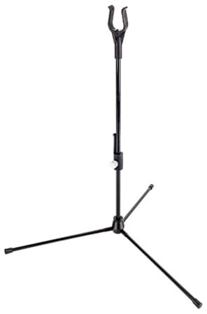 KURUGEILI Archery Bow Stand Fiber Glass Lightweight Bow Holder Rack Legs for Recurve Bow Compound Bow Longbow Takedown Bow