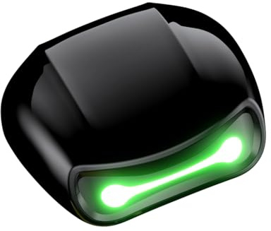 Zymoplas Gioco di telefono cellulare senza fili auricolare con custodia di Ricarica Basso consumo energetico Bassa Latenza Cuffie da Gioco Compatibile Bluetooth, Nero