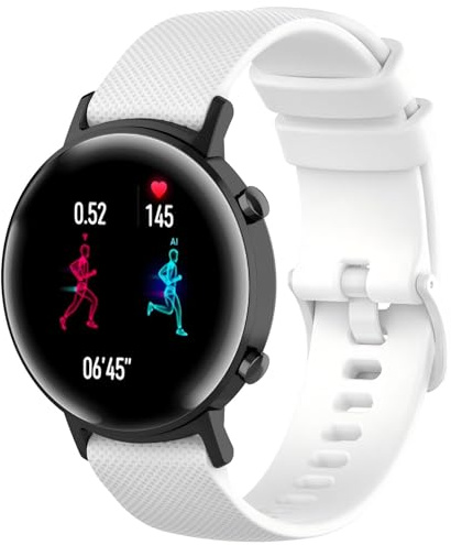 GoodZwetch Reservband för Samsung Galaxy Watch 7/6/5/4 Classic/3/FE/5 Pro för Galaxy Watch Active 2/Gear S2 Classic/Sport, Silikon