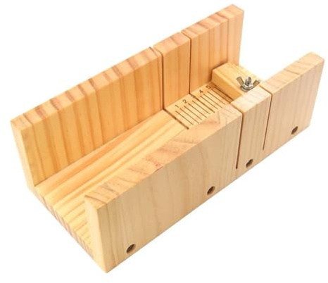 Kit de corte de jabón: divisor de madera ajustable, herramienta para manualidades en barra de jabón, accesorios para hacer rebanadores de pan | Kit de cortador ajustable para barras hechas a mano, bar
