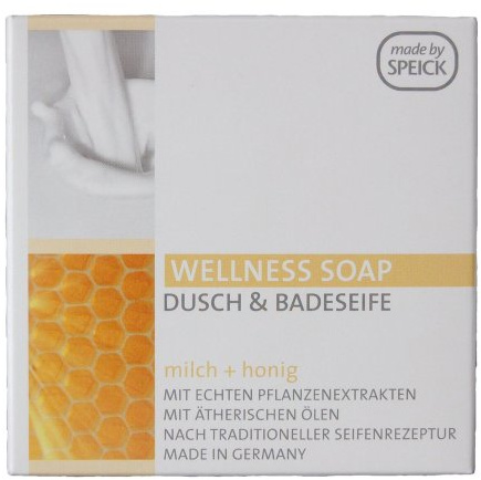 Speick Wellness Soap Dusch & Badeseife Milch + Honig, , 3er Pack (3 x 200 g)