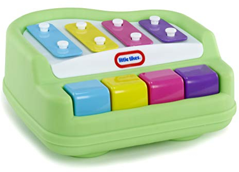little tikes Tap-A-Tune Piano-Teclas Fáciles de Presionar-Primer Instrumento Ideal-Promueve la Coordinación Manual-Visual y Las Habilidades Motoras Finas