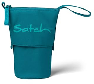 satch Pencil Slider extra groß inkl. Trennfach Reißverschlussfach Stiftehalter Geodreieck Sichtfenster für Stundenplan