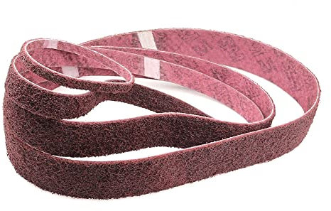 Rollo de papel de lija,papel de lija fino, 1 pieza de nailon no tejido, pulido muy grueso for pulido fino for carpintería (color: rojo P240, tamaño: 1829 x 50 mm) (color: rojo P240, tamaño: 1220 x 50
