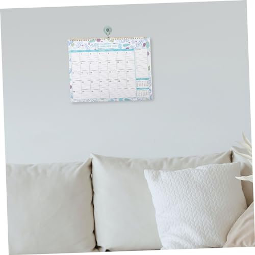 Tofficu 5stücke Titel Monats-wandkalender Englischer Tischkalender Mit Feiertagen Minimalistisches Design Für Büro Und Zuhause