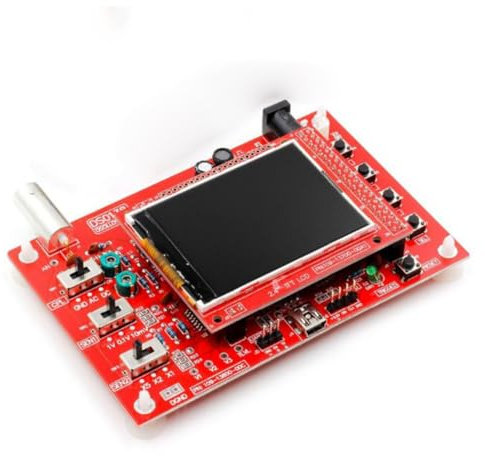 iplusmile Kit Oscilloscopio Digitale Tft 2,4 Pollici Processore Arm Cortex Stm32f103c8, Sonda Inclusa e Funzione Hold, Strumento Diy Per Sviluppo e Riparazioni Elettroniche