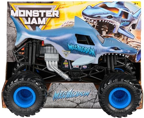 Monster Jam, 1-24 Scale Megalodon Monster Truck, Collector Die-Cast Vehicle