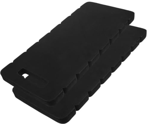 FONDOTIN Almohadilla Rodilla 2 Piezas EVA Negra 45X21X25 CM Cojín Multifuncional para Jardinería y Tareas al Aire Libre Protector de Rodillas Portátil Resistente