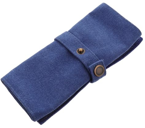 Hemobllo Bolsa Organizadora de Relojes y Correas de Nylon Resistente, Estuche Portátil Enrollable para Viaje, Almacenamiento Compacto para 5 Relojes, Adecuado para Viajeros