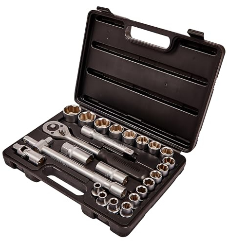 Am-Tech 25 Piezas 1/2 Pulgadas Drive Juego de Dados, I0460