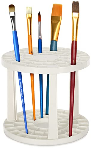 Artina Pinselhalter Pinselständer Stiftehalter 49 Fächer für Pinsel Stifte Künstlerbedarf & mehr - echtes Raumwunder