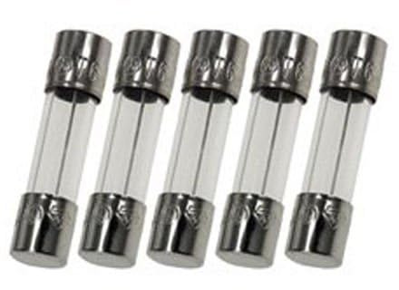Pack of 5-200mA (0.2A) Glass Fuse (GMA), 250v, 5mm x 20mm (3/16 X 3/4) Fast Blow (Fast Acting)