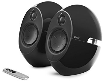 Edifier E25HD Luna Eclipse Bluetooth 4.0 Bookshelf Speakers with Remote Control - Black