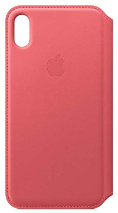 Apple Funda Leather Folio (para el iPhone XS MAX) - Rosa peonía