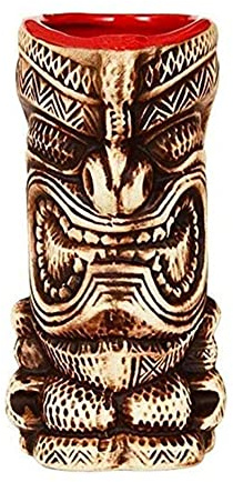 XJKJ Tiki-Tassen Cocktail, Keramik, hawaiianische Partybecher, Trinkgeschirr, exotische Cocktailgläser, Tiki-Bar, professionelle hawaiianische Party-Barware